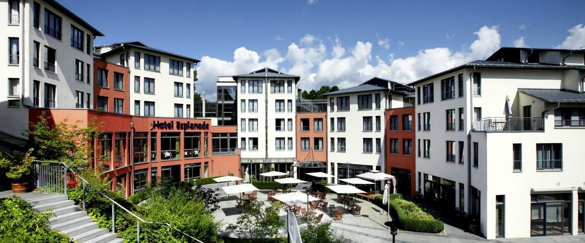 Hotel Esplanade Resort in Bad Saarow mit Innenhof
